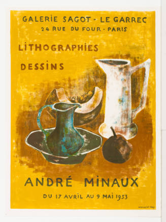 Exposition De Lithographies Galerie Le Carrec-Sagot Paris April 17-May 9, 1953