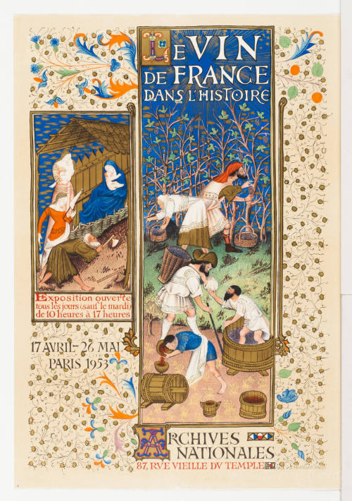 Le Vin De France Dans L'Histoire Archives Nationales Paris