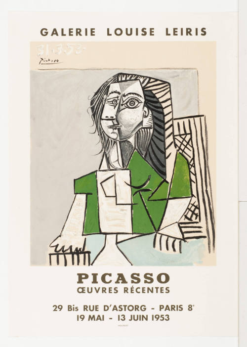 Oeuvres Recentes Galerie Louis Leiris Paris May 19-June 13, 1953