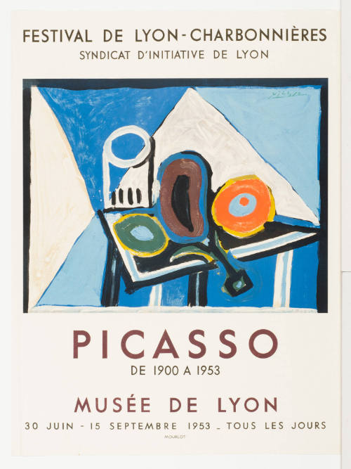 Picasso, De 1900 À Musée De Lyon June 30-Septembetr 15,1953