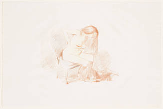 Study of a Seated Woman, Undressing (Étude de femme assise,  se déshabillant)