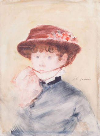 Girl with Flowered Hat