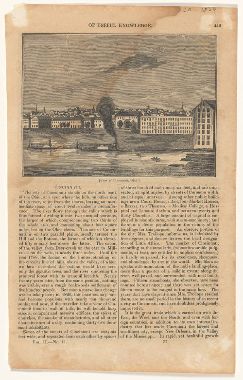 View of Cincinnati, Ohio