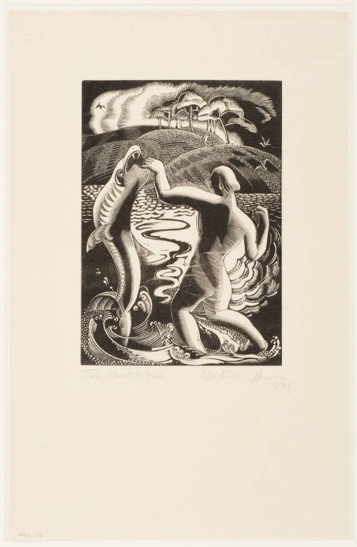 And When the Young Man Went Down to Wash Himself, A Fish Leaped Out of the River, and Would Have Devoured Him