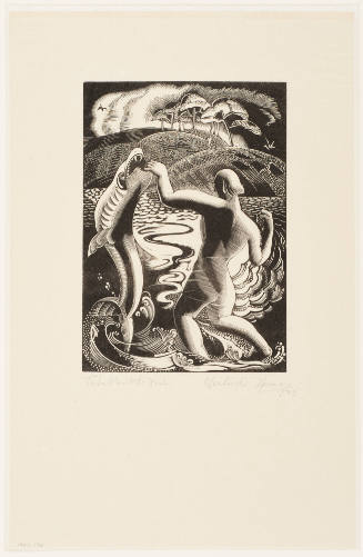 And When the Young Man Went Down to Wash Himself, A Fish Leaped Out of the River, and Would Have Devoured Him