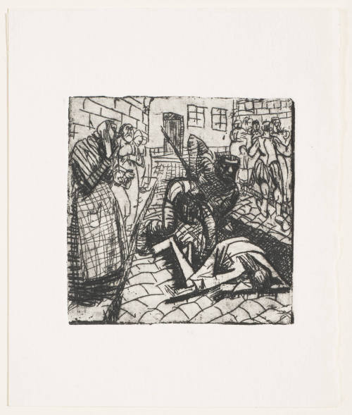Jesus Falls Under the Weight of the Cross [Jesus Tombe Sous Le Poids de sa Croix]
