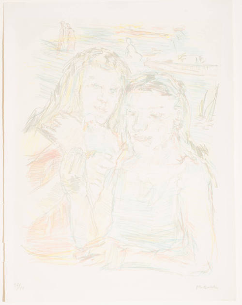 Couple with Pigeon [Paar mit Taube]