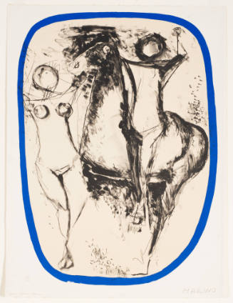 Horse: Blue Border