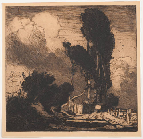 A Storm Near Craven Cottage, Fulham