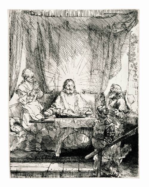 Christ at Emmaus: The Largre Plate