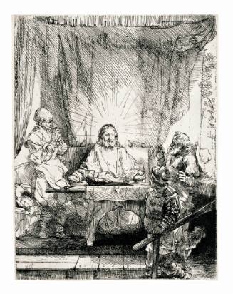 Christ at Emmaus: The Largre Plate