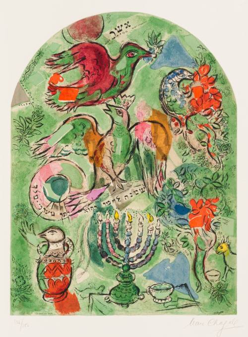 Tribe of Asher for The Jerusalem Windows