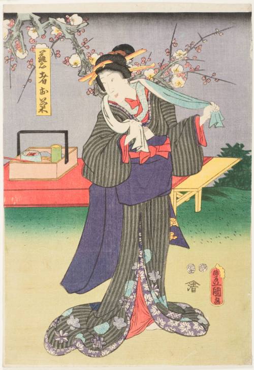 Actor as Geisha Okiku