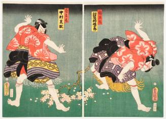 Nakamura Shikan as Matsuomaru; Kawarazaki Gonjūrō as Umeomaru