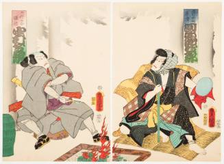 Kawarazaki Gonjūrō as Akushichibyōe Kagekiyo; Nakamura Shikan as Mionoya Kunitoshi