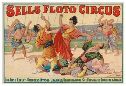 Sells Floto Circus: Jiu Jitsu Expert - Princess Nyaski