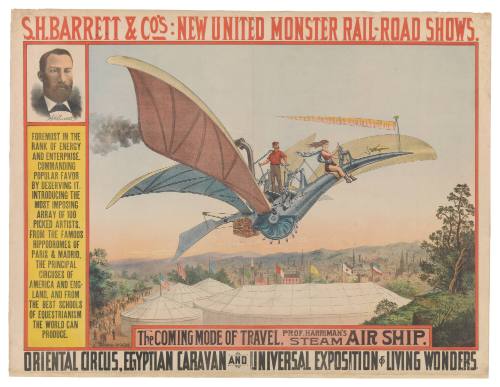 S.H. Barrett & Co: Prof. Harriman's Steam Air Ship