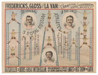 Batcheller & Doris' Great Inter-Ocean: Fredericks, Gloss and La Van Champion Ladder Performers of the World