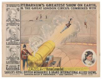 P.T. Barnum's Greatest Show on Earth & The Great London Circus: Zazel, the Beautiful Human Cannon Ball