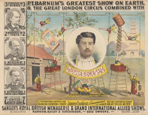 P.T. Barnum's Greatest Show on Earth & The Great London Circus: A Supernatural Equipoise and Balancing Exhibiiton by a Troupe of Japanese Equilibrists of Extraordinary Agility and Strength