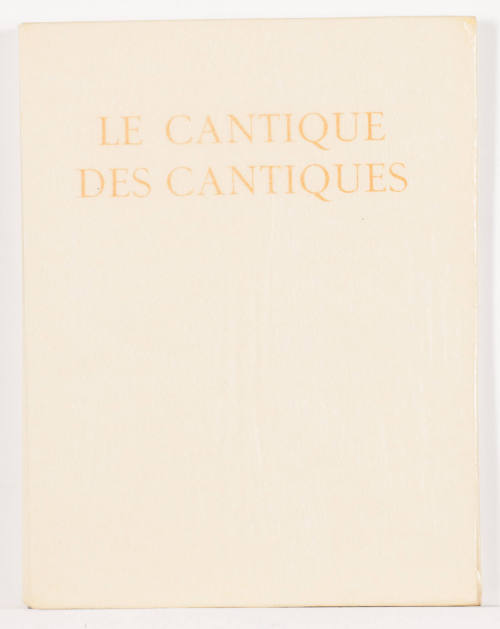 Paper Cover for le Cantique des Cantiques