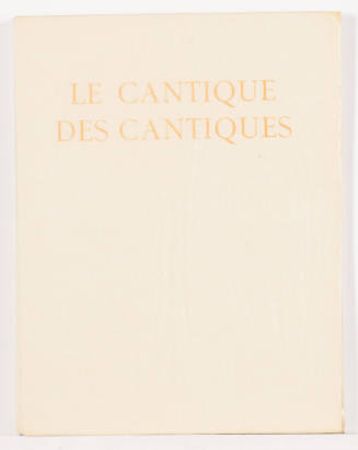 Paper Cover for le Cantique des Cantiques