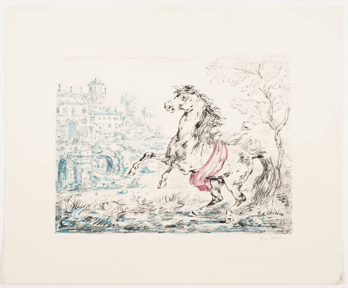 Plate 1, Cavalli e Ville