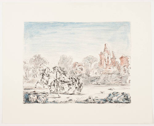 Plate 4, Cavalli e Ville