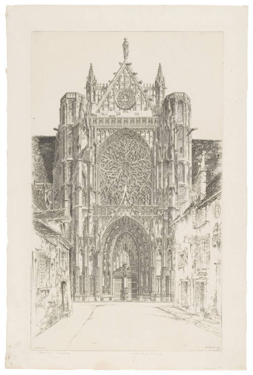 Sens Cathedral, North Portal