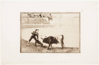 Pedro Romero Kills a Bull that is Standing Still