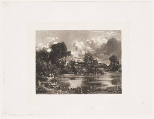 A View on the Stour or Barges on the Stour