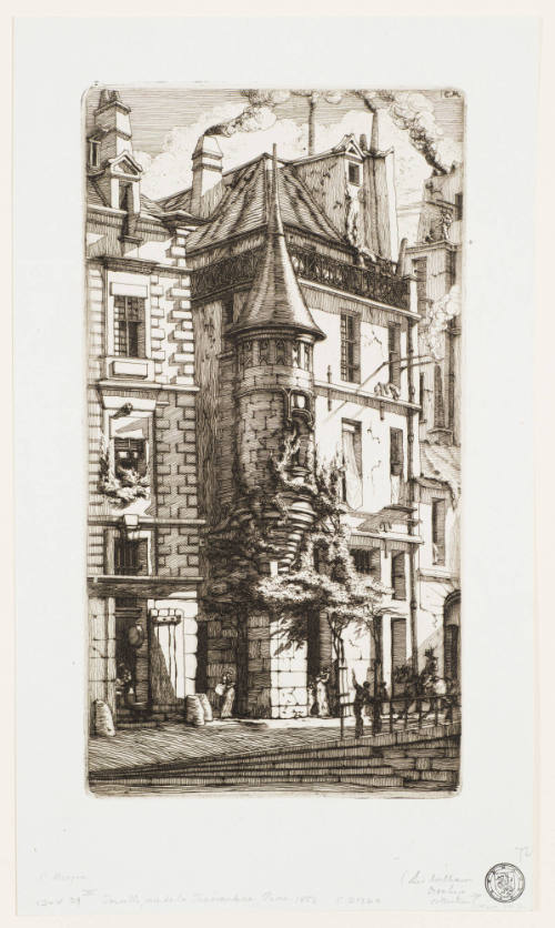 House with a Turret, Weavers' Street, Paris