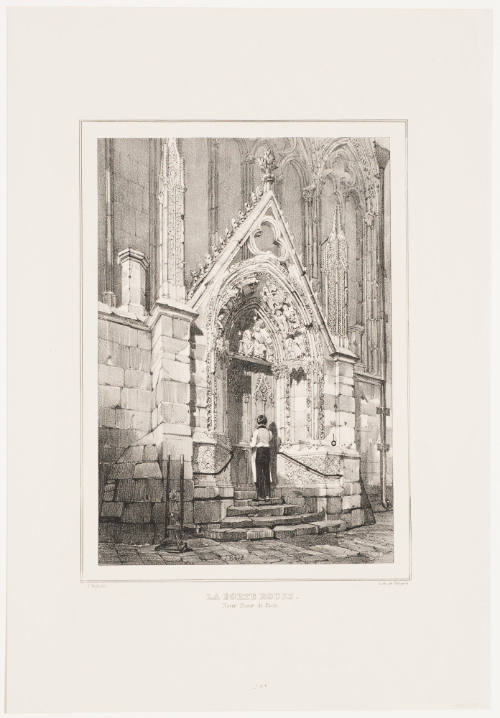 La porte rouge, Notre Dame de Paris