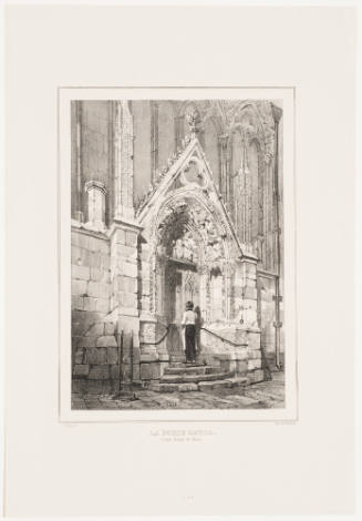 La porte rouge, Notre Dame de Paris