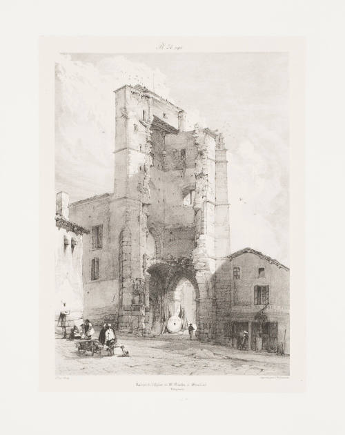 Ruines de l'eglise de St. Martin a Souillac Languedoc