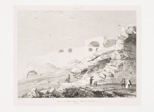 Ruines du Théatre Antique de Cahors. Les Cadourques. Languedoc