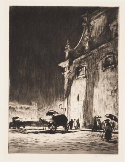 Rainy Night in Rome