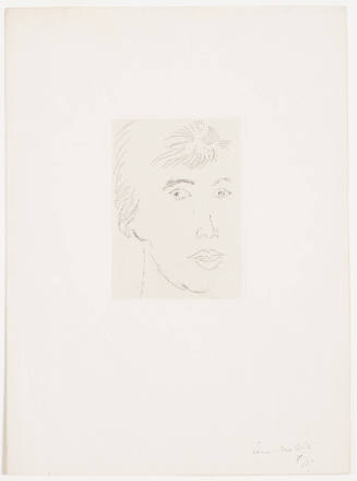 Josette Gris, Three Quarter View (Josette Gris, visage de trois-quarts)