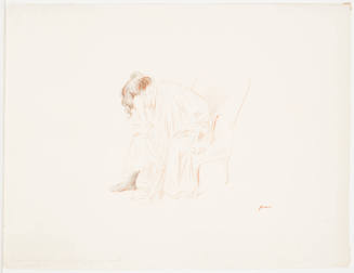 Seated Woman,  Head Supported by Her Right Hand (Femme assise, la tÃªte dans la main droite)