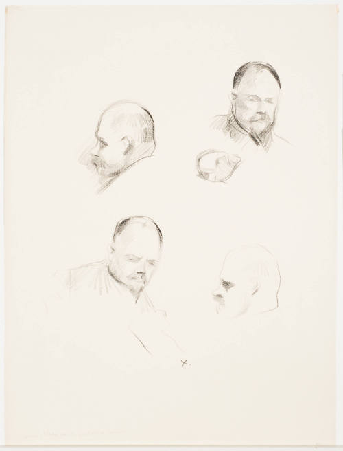 Studies for the Portrait of Vollard (Études pur le portrait de Vollard)