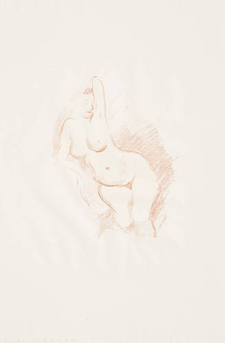 Frontal Study of a Nude (Étude de nu, de face)