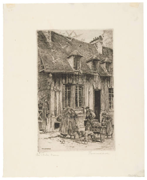 Rue D'Orbec, (Lisseux, Normandy) France