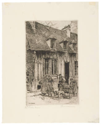 Rue D'Orbec, (Lisseux, Normandy) France