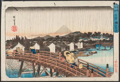 Shower on Nihon Bridge (Nihonbashi no hakuu)