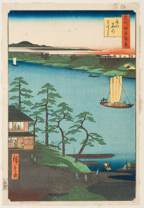 No. 93, Niijuku Ferry (Niijuku no watashi)
