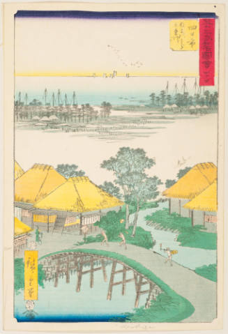 No. 44, Yokkaichi, Mie River at Nako No Ura (Nako no ura Miegawa)