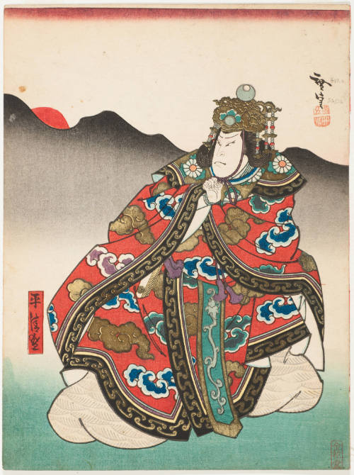 Nakamura Utaemon IV as Taira No Kiyomori