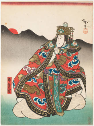 Nakamura Utaemon IV as Taira No Kiyomori