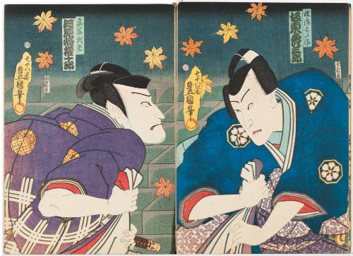 Bandō Hikosaburō as Watanabe Wataru and Kawarazaki Gojūrō as Endō Musha