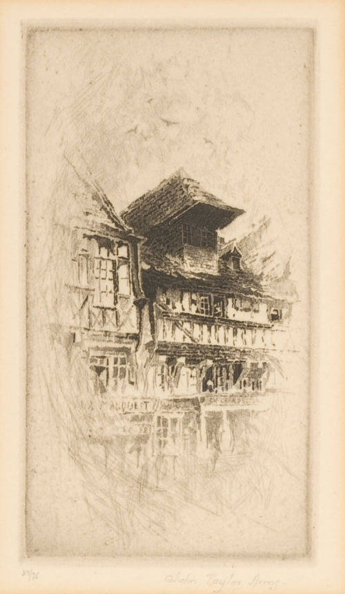 A Gable in the Grande Rue, Lisieux